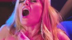 Girlsway Bride Lets Bachelorette Stripper Lick & Trib Her In Front Of Everyone!