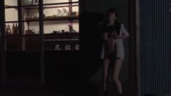 School-Girl Pissing Outdoors And Shoved It In Her Butt For A Quick One 2
